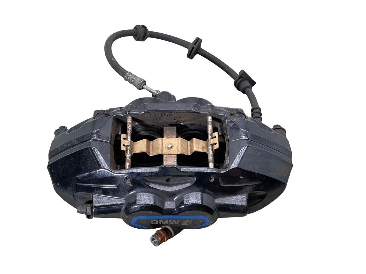 BMW i8 2019 Front Left Brembo brake caliper with pads Black
