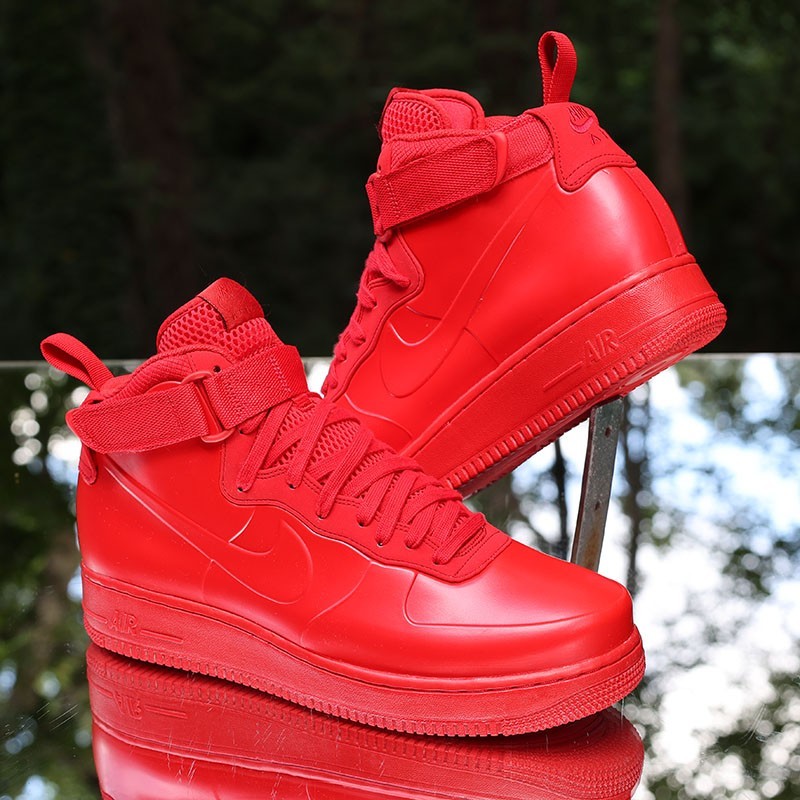 Nike Air Force 1 Foamposite Cup Red Men's Size 10 Custom