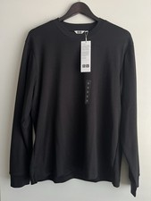 Uniqlo Airism Long Sleeves Shirt, Men s Size Small, Black And Blue