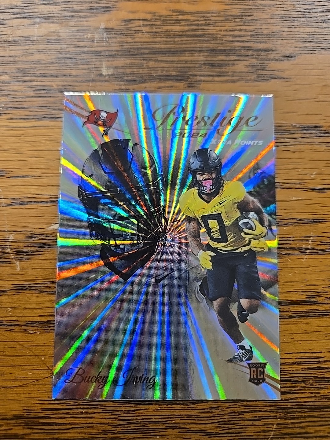 2024 Panini Prestige Rookies Xtra Points Sunburst Bucky Irving #379 Rookie RC