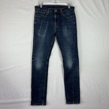 Levi s 510 Men s Jeans 32x31 actual Skinny / Tapered Fit Stretch Denim Blue