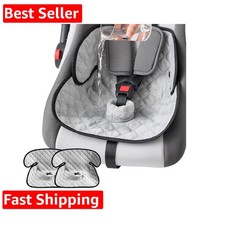 2 Pack Waterproof Piddle Pads Carseat Potty Training Car Seat Protector Water...