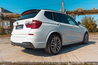 Maxton Design Heckspoiler Lippe Passend FüR BMW X3 M-Paket F25 FL Schwarz Hochgl