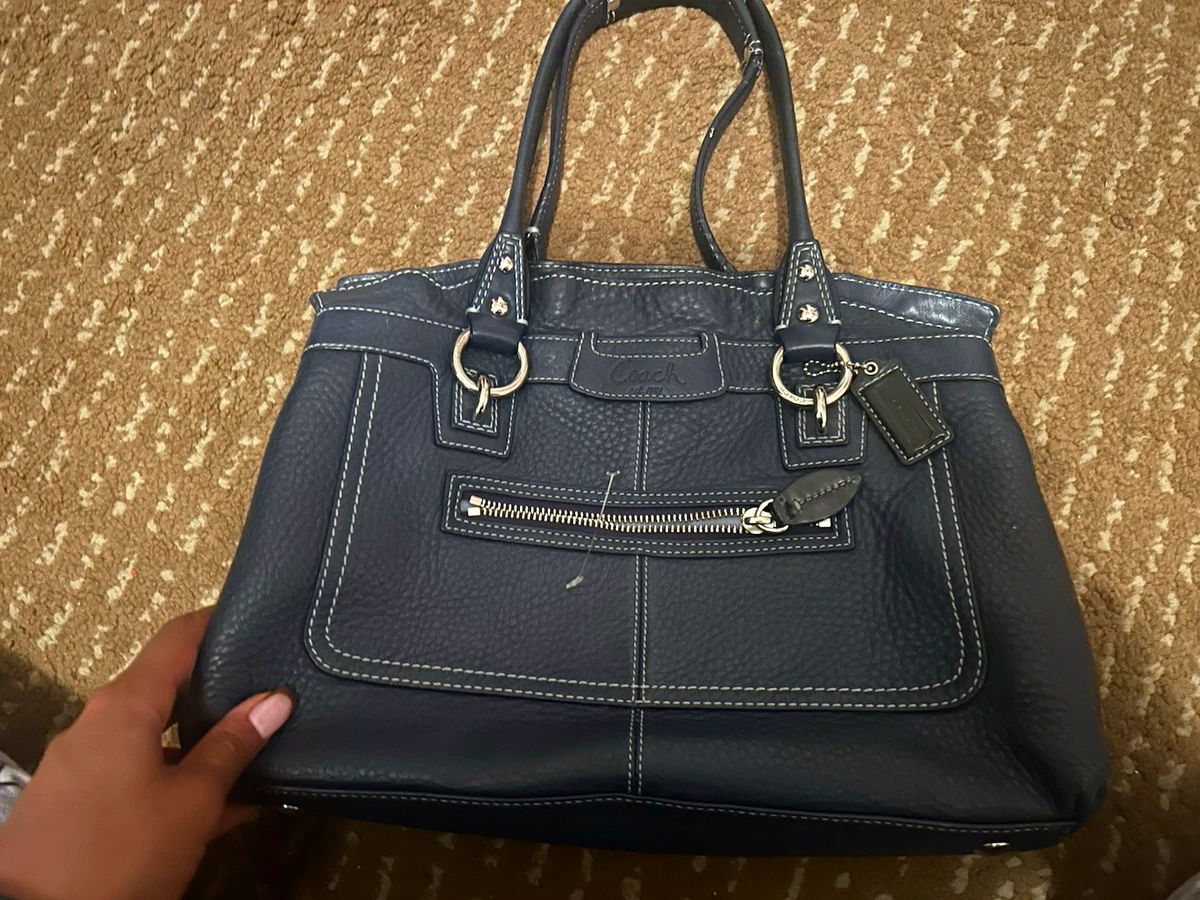 Coach Blue Satchel Bags & Handbags for Women for sale - eBay