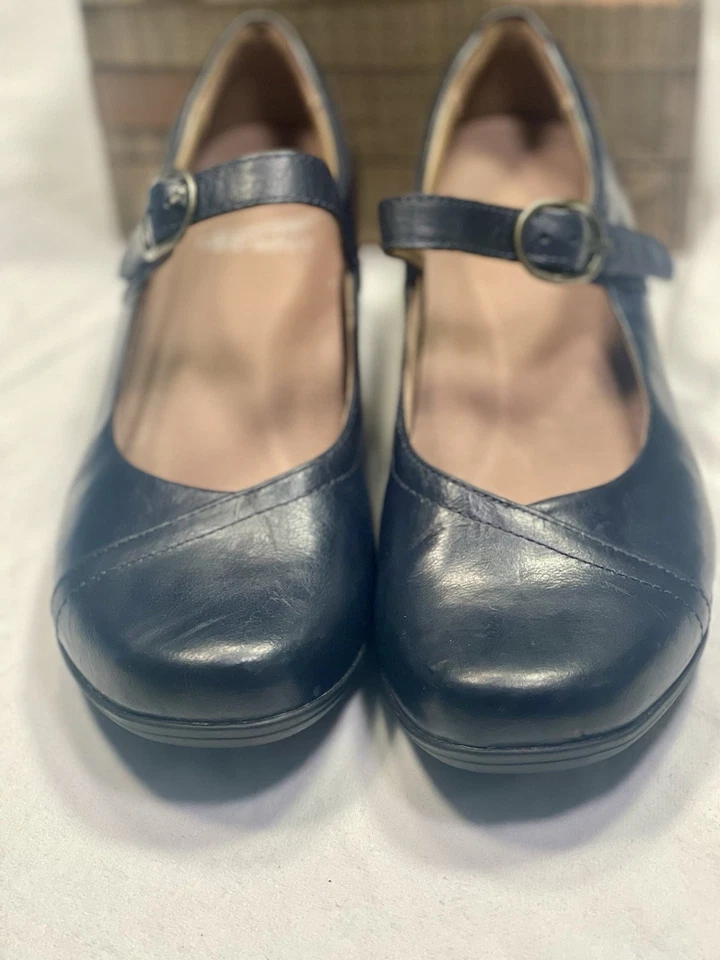 Pulseira Feminina de Couro Marinho Dansko Fawns Tamanho Pequeno Cura EUA 5.5 - 6 (Tamanho UE 36) - Imagem 4 de 4