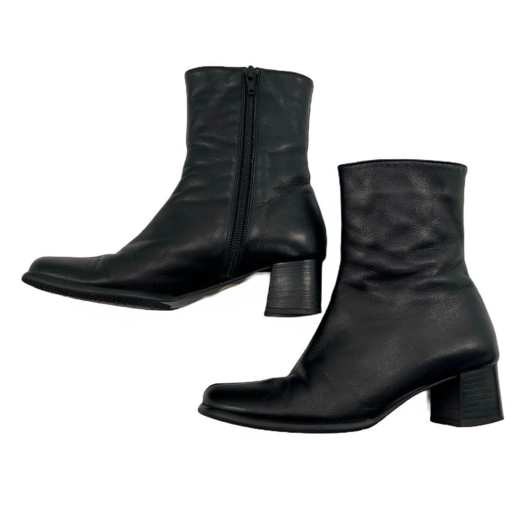 Stivali Yves Saint Laurent autentici in pelle colore nero taglia 34 5 donna