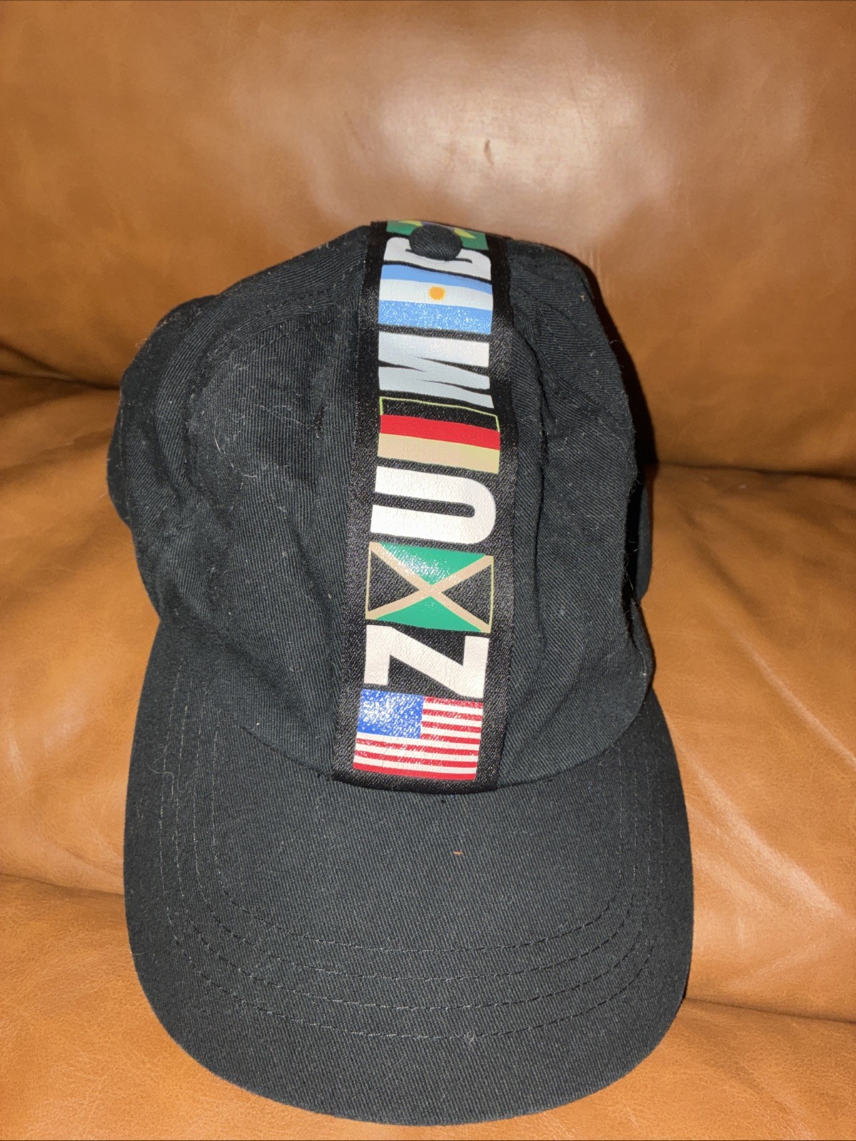 Zumba Performance Hat Black Adjustable Strapped - image 1