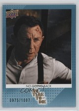 2025 Upper Deck James Bond No Time To Die Teal 007 975/1007 Going Back #92 0iw3