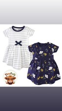 Two Cotton Baby Girl Dresses