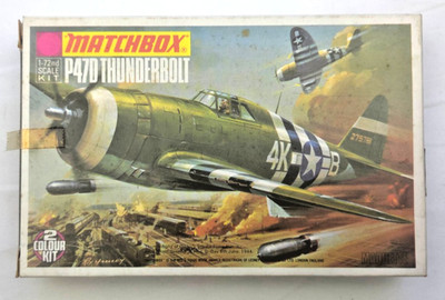 Matchbox PK-22 1:72 P-47D Thunderbolt vintage 1974 -039-