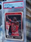 1988 FLEER #17 MICHAEL JORDAN PSA 7