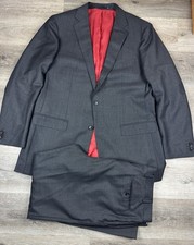 Men Suitsupply Suit Sienna Vitale Barberis Canonico Pure Wool 50L 40x30.5 READ