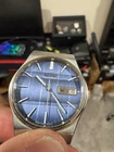 Vintage Seiko SQ Men"s Watch,Quartz, Day/Date, Blue Prism Dial. Runs good