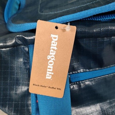 Patagonia Black Hole Duffel Bag 90L Backpack BIG SUR BLUE 49346 | eBay