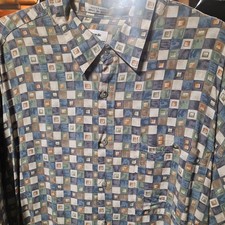 Vintage Pierre Cardin short sleeve rayon shirt size XXL men's 