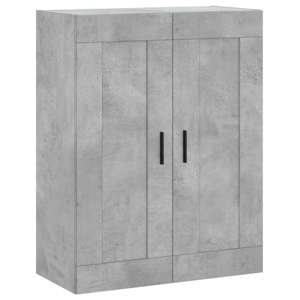 Wandschrank Betongrau 69,5X34X90 Cm Spanplatte HäNgeschrank-image
