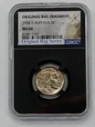 1938 D - Buffalo Nickel - NGC MS 66 Original Bag Fragment