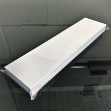 40 Matt White Card Bookmark Blanks. 210mm x 44mm, 300gsm. Crafts DIY Making