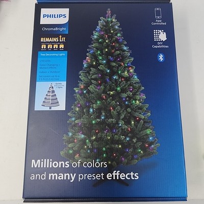 Philips ChromaBright 210 LED Tree Decorating Lights Millions Of Colors. ~New~
