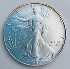 1992 Uncirculated American Silver Eagle One Ounce Coin, low mintage