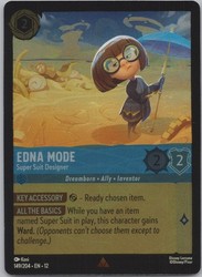 Edna Mode - Super Suit Designer 149/204 The Wilds Unknown Cold Foil