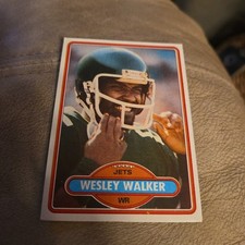 Wesley Walker, 1980 Topps, #315, New York Jets,
