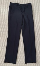Nordstrom Navy Boys Dress Suit Pant Size 14 Flat Front Wool Blend EUC