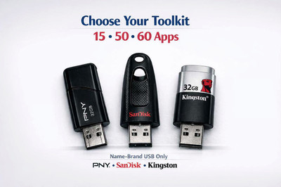 2026 Windows PC USB Toolkit   Essential Apps, Tech Tools, Backup, Rescue + more!