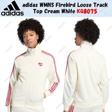 adidas WMNS Firebird Loose Track Top Cream White KQ8075 Japan Size
