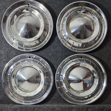 Original 55 56 Chevrolet 15 Hubcaps Hub Caps Set Of 4 Driver Survivor Original 55 56 Chevrolet 15 Hubcaps Hub Caps Set Of 4 Driver Survivor