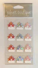 Jolee’s Boutique stickers Scrapbooking Cards Iridescent Stars Photo Corners