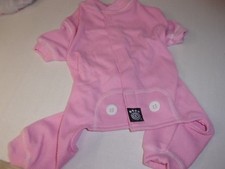 PINK Dog Thermal Pajamas XS S XL Pjs new puppy pet Petrageous sleep wear
