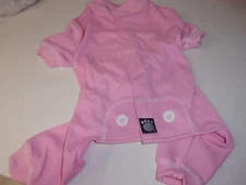 PINK Dog Thermal Pajamas XS S XL Pjs new puppy pet Petrageous sleep wear