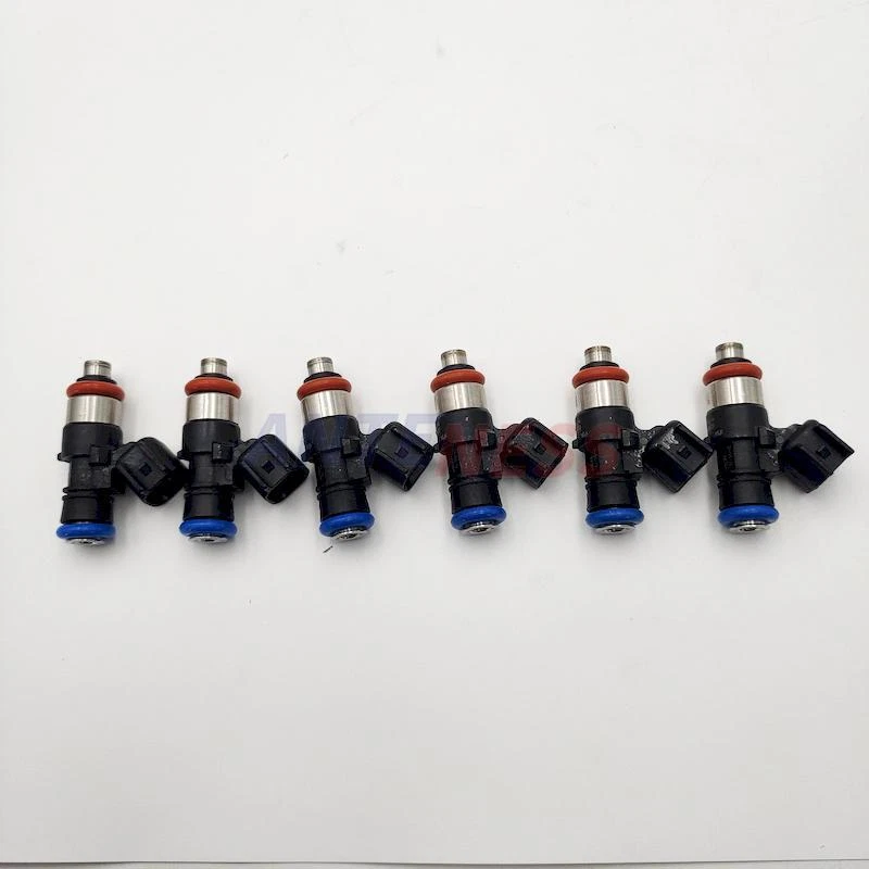 6x Bosch Fuel Injectors OEM 0280158091 For Mazda CX-9 Lincoln MKZ Ford Edge 3.5L - Imagem 2 de 4