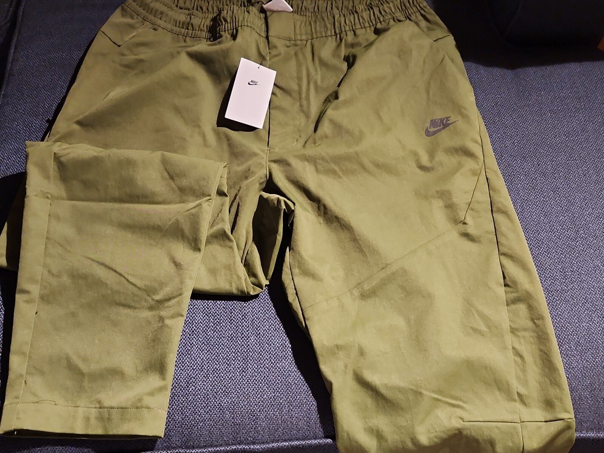 Khaki Nike Nsw Bonded Woven Pants NEW Nike Sportswear Tech Woven