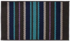 Striped Door Mat Inside Non Slip Entrance Floor Mat for Front Door Entry Debris