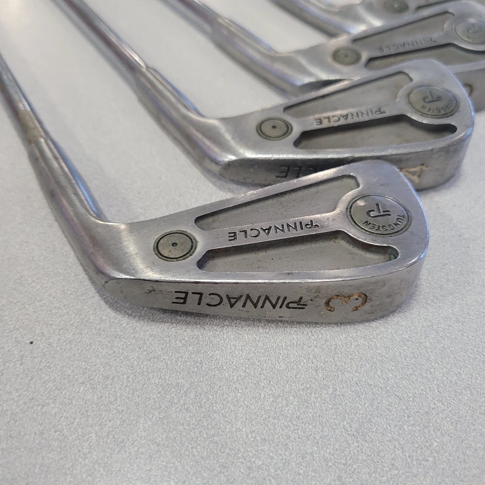 Acushnet Pinnacle Iron Set Right Hand Steel Shaft 2-9 Irons With Pitching Wedge  - Image 3 of 4