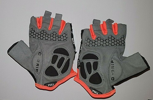 Fahrradhandschuhe Fahrrad MTB Halbfinger Fahrrad Gel gepolstert fingerlos TNQ SPORTS UK - Bild 12 von 17