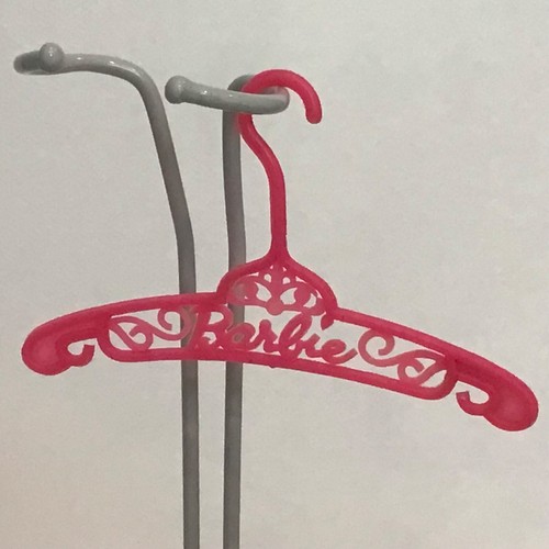U CHOOSE Barbie Little Extras - plastic Clothes Hangers - VTG EUC - Picture 2 of 24