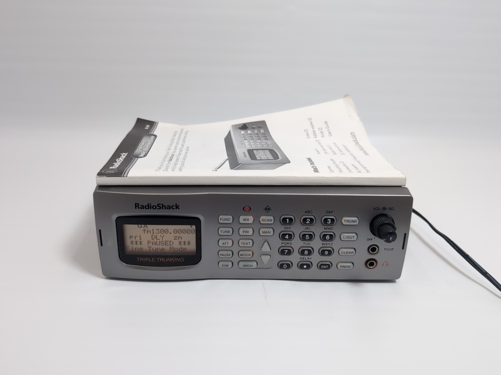 Radio Shack Triple Trunking Pro-163 Scanning Receiver 20-163 Scanner Unit Only