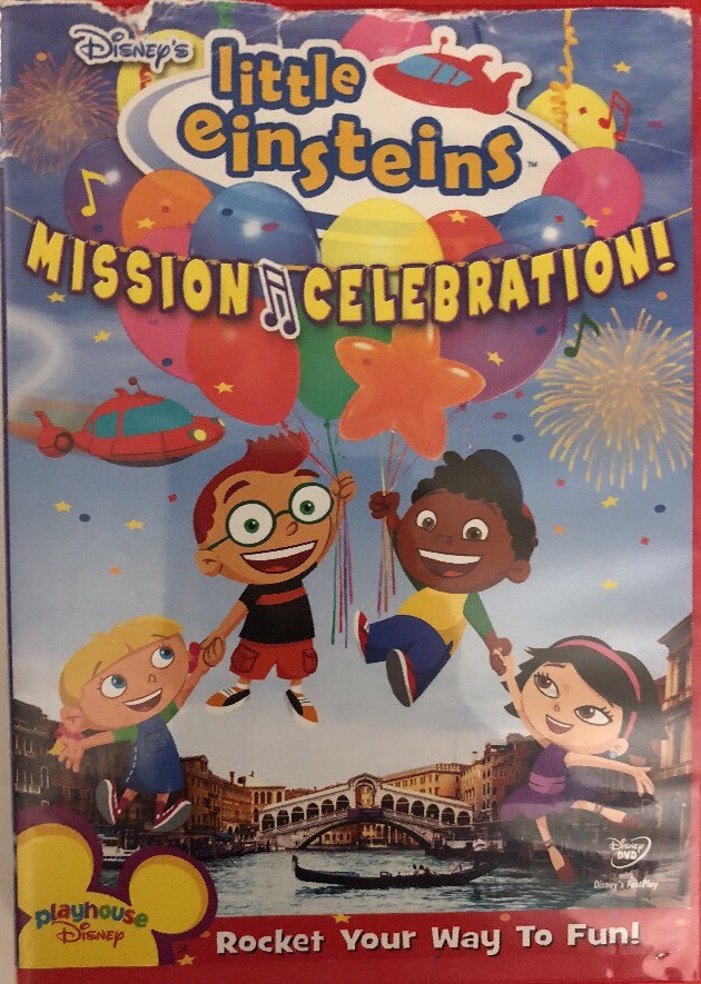 Disneys Little Einsteins-Mission Celebration(DVD 2006)TESTED-RARE