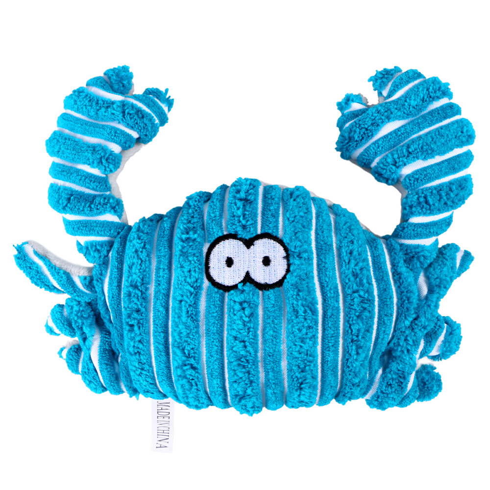 Extra Small Crab Toy for Cats Squeaky Shoe Chewing Prevention Toys