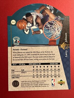 1994-95 SP Die Cut Larry Johnson #D42 Basketball Card | eBay