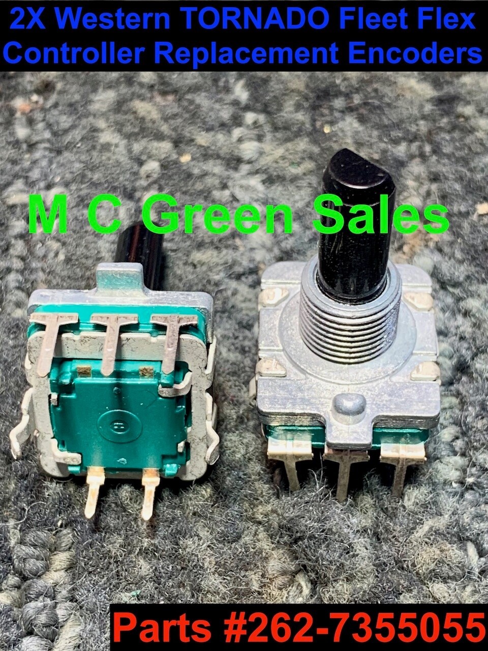 2X WESTERN TORNADO ROTARY ENCODER FLEET FLEX 99534 SALT SPREADER CONTROLLER PART for sale online