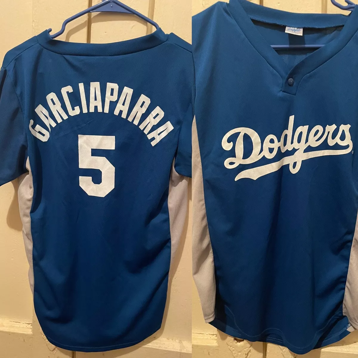 Nomar Garciaparra Los Angeles Dodger MLB jersey Youth XL Mens Small