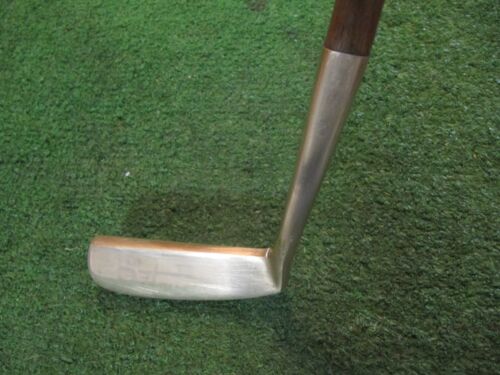 VINTAGE WOOD SHAFT OTEY CRISMAN MODEL 340-H BRASS PUTTER - Picture 3 of 24