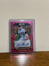 2022 Panini Prizm Draft Picks Neon Pink Velocity Roman Phansalkar Auto