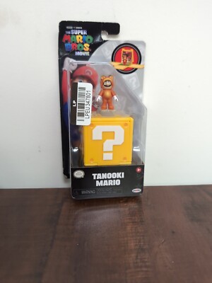Jakks Pacific Super Mario Bros Movie Tanooki Mario 1.25 in Mini Figure