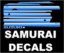 Suzuki Samurai Decals Lines Calcomanias Graficas De Gris Claro A Azul Cielo Suzuki Samurai Decals Lines Calcomanias Graficas De Gris Claro A Azul Cielo