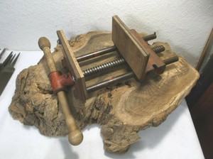 Vintage Columbian 6C Woodcraft 6 Vise Under Table Mount 